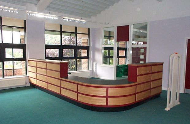 Capel Manor Reception Counter 