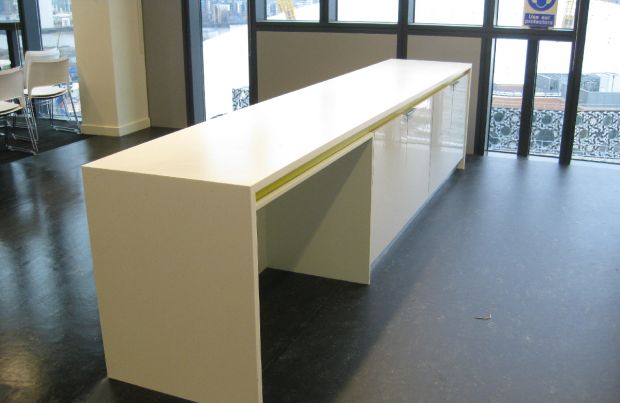 Corian Top Refreshment Counter