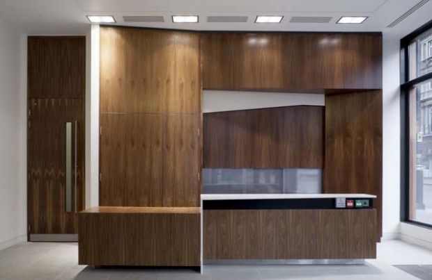 Walnut Reception Counter Wigmore Street