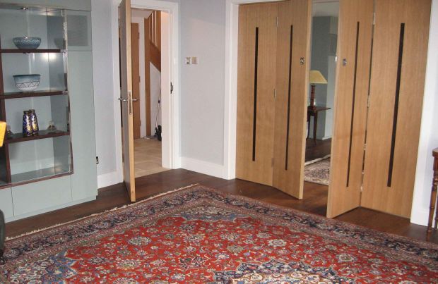 Inlaid Veneered Folding Doors