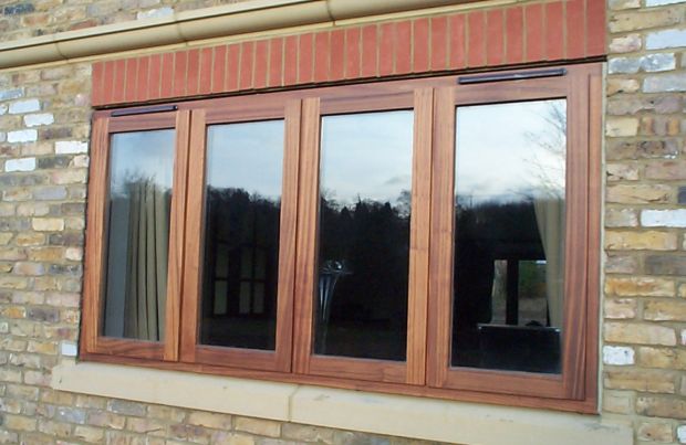 Sapele Mahogany Window